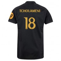 Pánský Fotbalový dres Real Madrid Aurelien Tchouameni #18 2023-24 Třetí Krátký Rukáv